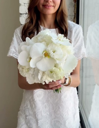 Букет невесты с орхидеями №995