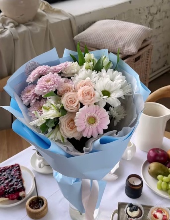 Букет нежный №087