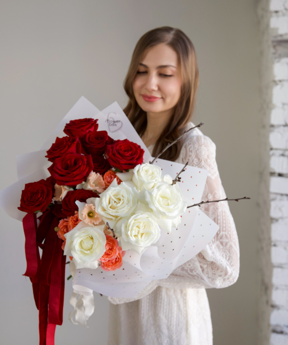 Градиентный букет №2137