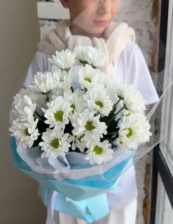 Хризантемы в фирменном оформлении №1969