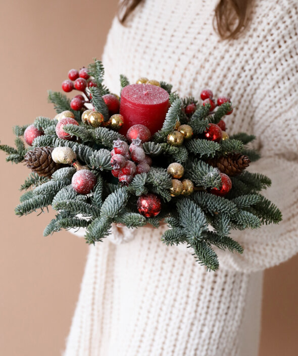 Подсвечник новогодний №2022