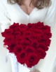 Сердце с красными розами №2040