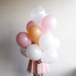 Воздушные шары в персиковой гамме (15 шт) №286 - Фото 83