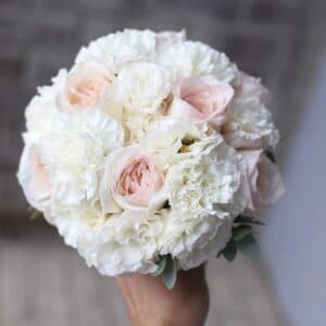 Свадебный букет с пионовидными розами №968 - Фото 7