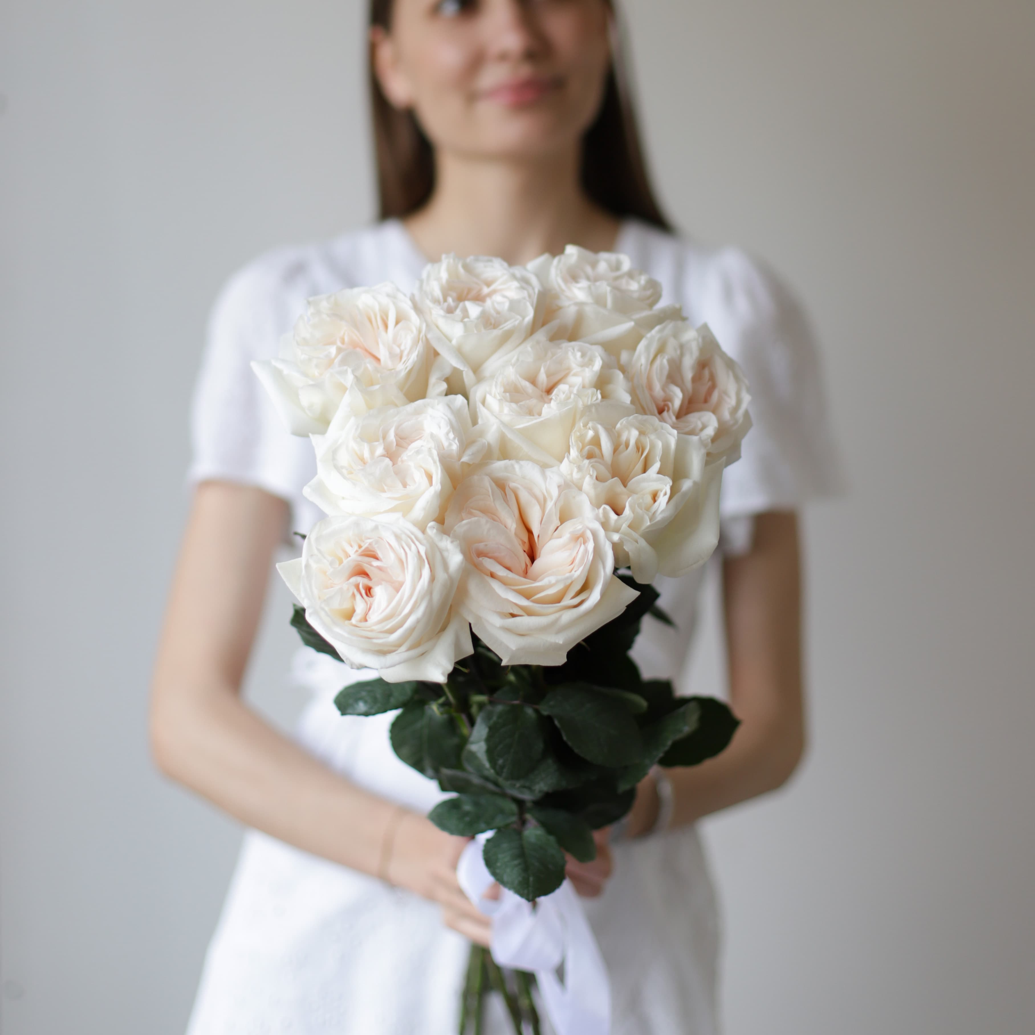 Пионовидные розы в ленту (9 шт) №1027 - Фото 39
