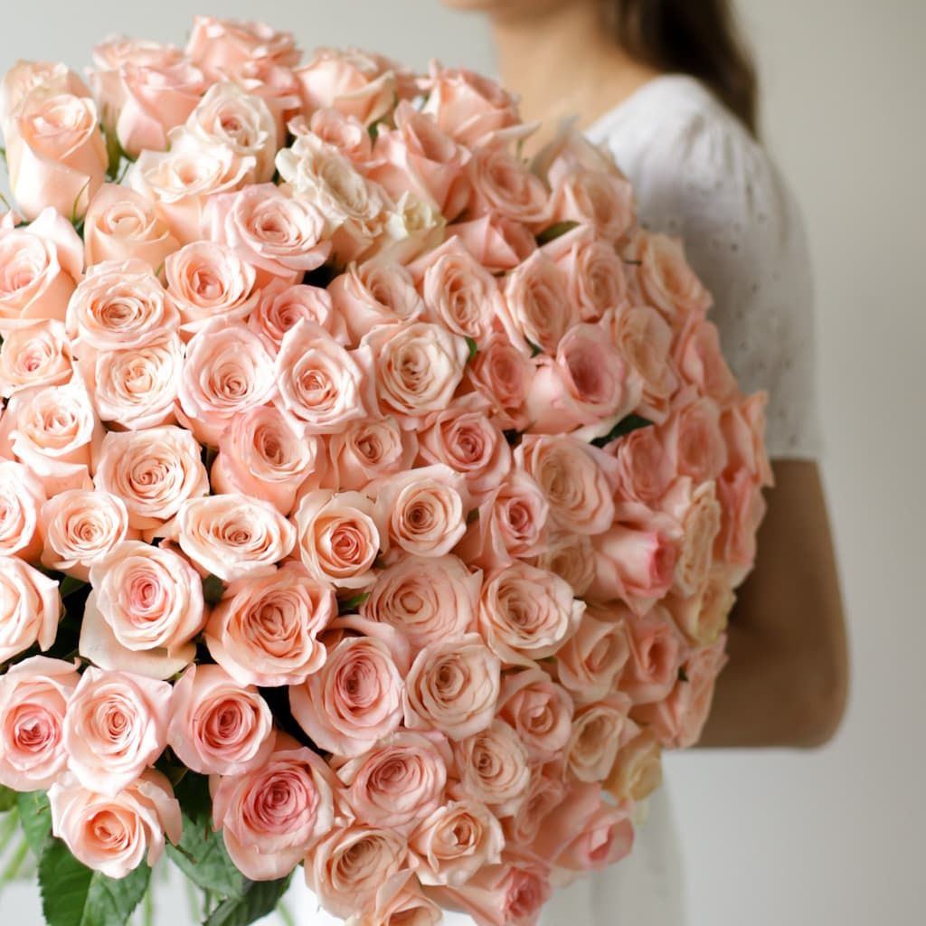 Розы розовые в ленту (Россия, 101 шт) №1730 - Фото 48