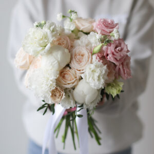 Свадебный букет в розовом цвете №991 - Фото 6